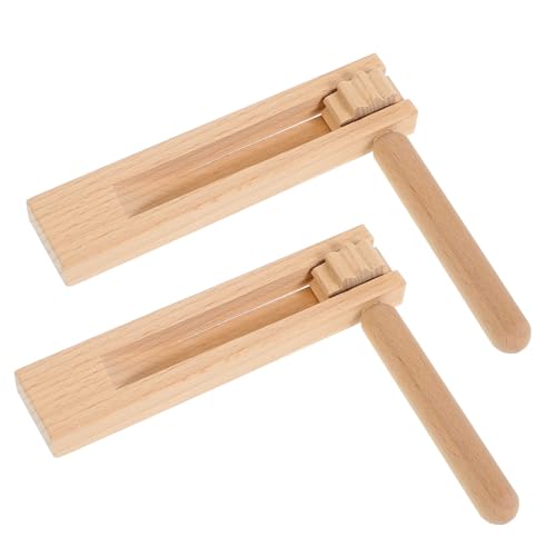 VANZACK 2 Stück Teiliges Holzratschen Pädagogisches Musikinstrument Praktisch und Langlebig Lärmintensives Rhythmus für zu Weihnachten und Geburtstag VANZACK 2 Stück Teiliges Holzratschen Pädagogisches Musikinstrument Praktisch und Langlebig Lärmintensives Rhythmus für zu Weihnachten und Geburtstag von VANZACK