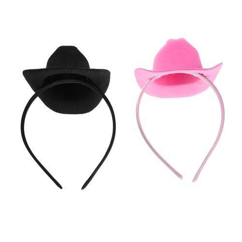 VANZACK 2 Stück Teiliges Mini Cowgirl Hut Stirnband Leichtes Western Haaraccessoire für Frauen Mädchen Vielseitig Tragbar Modisch für Halloween Festival Party Kostüm VANZACK 2 Stück Teiliges Mini Cowgirl Hut Stirnband Leichtes Western Haaraccessoire für Frauen Mädchen Vielseitig Tragbar Modisch für Halloween Festival Party Kostüm von VANZACK