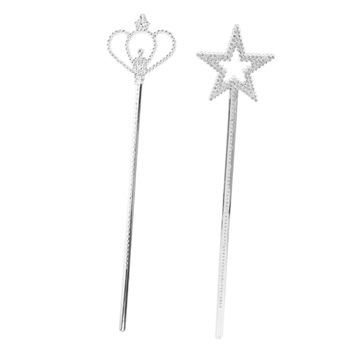 VANZACK 2 Stück Teiliges Silber Glänzende Stern und Kronen Prinzessin Engel Kostüm Zubehör für Geburtstagsfeiern Halloween Weihnachten Cosplay und Vielseitig Einsetzbar VANZACK 2 Stück Teiliges Silber Glänzende Stern und Kronen Prinzessin Engel Kostüm Zubehör für Geburtstagsfeiern Halloween Weihnachten Cosplay und Vielseitig Einsetzbar von VANZACK