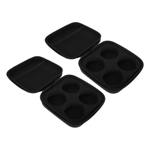 VANZACK 2 Stück Teiliges Yoyo Transporttaschen Stoßdämpfend Wasserabweisend Leicht Kompakt mit Reißverschluss für Outdoor Sport und Reisen Organizer für Yoyo Bälle und Zubehör von VANZACK