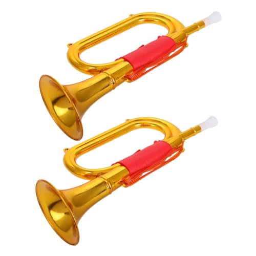 VANZACK 2 Stück Trompete aus Kunststoff Musikinstrument für Bühnenaufführungen und Partys Maker für Spiele und Veranstaltungen für Junge Mädchen VANZACK 2 Stück Trompete aus Kunststoff Musikinstrument für Bühnenaufführungen und Partys Maker für Spiele und Veranstaltungen für Junge Mädchen von VANZACK