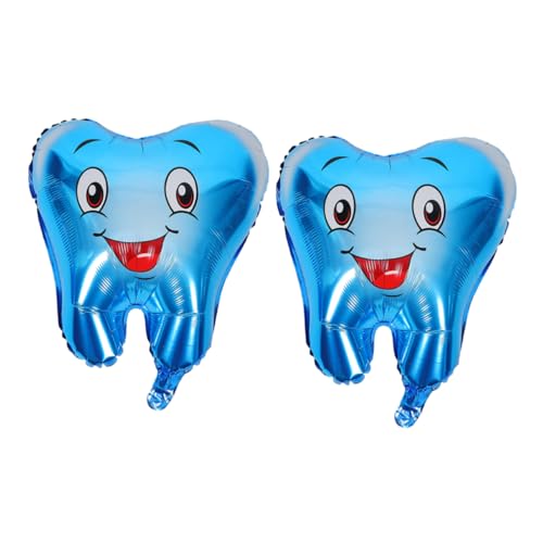VANZACK 2 Stück Zahnförmige Folienballons Langlebige Shower Dekoration Einfache Befüllung Spielerisches Design für Zahnärztliche Geburtstagsfeier und Kinderparty VANZACK 2 Stück Zahnförmige Folienballons Langlebige Shower Dekoration Einfache Befüllung Spielerisches Design für Zahnärztliche Geburtstagsfeier und Kinderparty von VANZACK