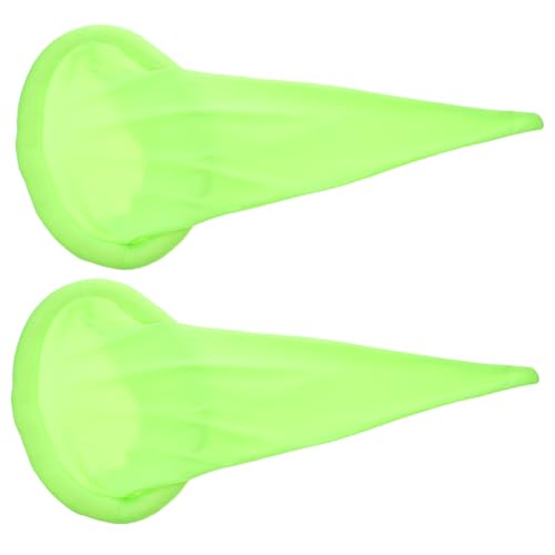 VANZACK 2 Stück Zwergkostüm Hüte Fluoreszierend Grün Vielseitige Party und Cosplay Mütze für Halloween Weihnachtsfeiern Foto Requisiten und Bühnenauftritte von VANZACK