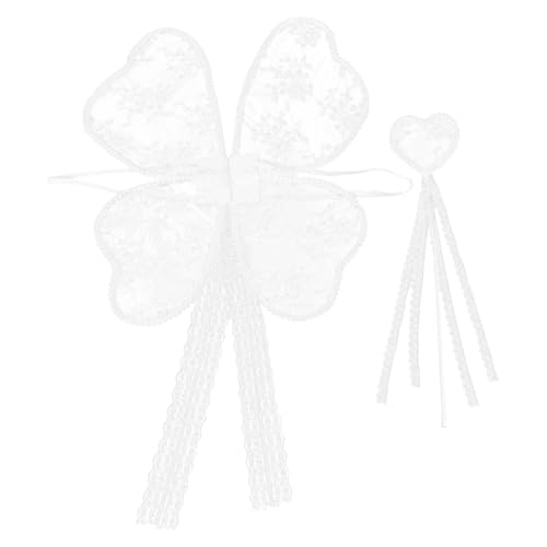 VANZACK 2stücke Teiliges Set Mit Mädchen-fairy Wings Und Zauberstab Aus Spitze Für Verkleidungen Und Märchenpartys Leichte Schmetterlingsflügel Mit Zauberstab Für Erwachsene VANZACK 2stücke Teiliges Set Mit Mädchen-fairy Wings Und Zauberstab Aus Spitze Für Verkleidungen Und Märchenpartys Leichte Schmetterlingsflügel Mit Zauberstab Für Erwachsene von VANZACK