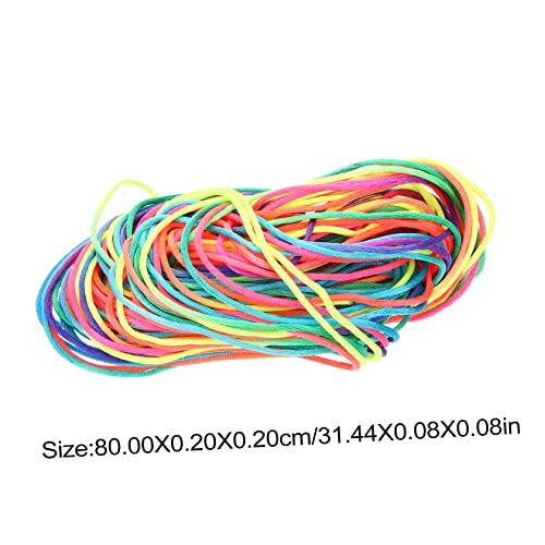 VANZACK 20 Stck Teiliges Finger String Spielset Buntes Katzenwiegen Seilspiel für Dehnbares Reißfestes Handspielzeug Geschicklichkeit und Eltern Junge Mädchen Interaktion von VANZACK