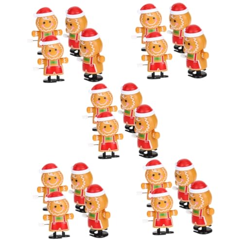 VANZACK 20 Stck. Teiliges Aufziehspielzeug Lebkuchenmann Weihnachtsfigur Lustiges Kinderspielzeug Kleines Tragbares für Weihnachtszeit VANZACK 20 Stck. Teiliges Aufziehspielzeug Lebkuchenmann Weihnachtsfigur Lustiges Kinderspielzeug Kleines Tragbares für Weihnachtszeit von VANZACK