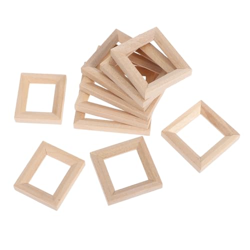 VANZACK 20 Stck. Teiliges Mini Holz Bilderrahmen Modell Handgefertigt Miniatur Puppenhaus Dekoration Natürliche Miniaturrahmen für Miniaturhäuser Robust und Künstlerisch für Mini Haus VANZACK 20 Stck. Teiliges Mini Holz Bilderrahmen Modell Handgefertigt Miniatur Puppenhaus Dekoration Natürliche Miniaturrahmen für Miniaturhäuser Robust und Künstlerisch für Mini Haus von VANZACK