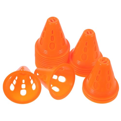VANZACK 20 Stück Kleine Trainingskegel aus Kunststoff Bunte Agility Marker für Outdoor Sport für Roller Skating Koordinationsübungen und Hindernisparcours Robust und Stapelbar VANZACK 20 Stück Kleine Trainingskegel aus Kunststoff Bunte Agility Marker für Outdoor Sport für Roller Skating Koordinationsübungen und Hindernisparcours Robust und Stapelbar von VANZACK