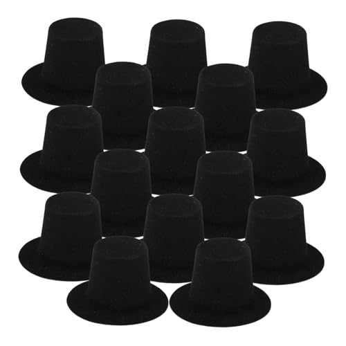 VANZACK 20 Stück Mini Flachhut aus Kunststoff für Schneemann Dekoration Kreative Bastelaccessoires für Weihnachten Geburtstage und Hochzeiten für Puppen und DIY Projekte VANZACK 20 Stück Mini Flachhut aus Kunststoff für Schneemann Dekoration Kreative Bastelaccessoires für Weihnachten Geburtstage und Hochzeiten für Puppen und DIY Projekte von VANZACK