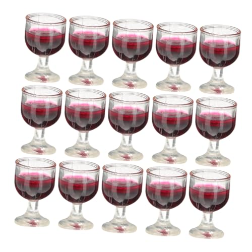 VANZACK 20 Stück Mini Weinbecher für DIY Puppenhaus Dekoration Wiederverwendbar VANZACK 20 Stück Mini Weinbecher für DIY Puppenhaus Dekoration Wiederverwendbar von VANZACK