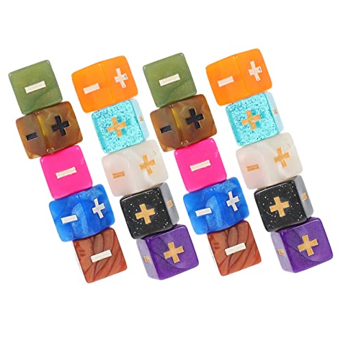 VANZACK 20 Stück Teiliges Acryl Mathe Würfel mit Additions und Subtraktionszeichen Pädagogisches Lernspielzeug für Sichere Abgerundete Kanten Kompakt und Vielseitig für Zufällige Farbe VANZACK 20 Stück Teiliges Acryl Mathe Würfel mit Additions und Subtraktionszeichen Pädagogisches Lernspielzeug für Sichere Abgerundete Kanten Kompakt und Vielseitig für Zufällige Farbe von VANZACK