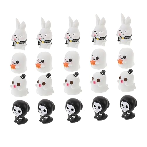 VANZACK 20 Stück Teiliges Halloween Miniatur Ornament aus Harz Detailreiche Mini Dekorationen für Halloween Partys DIY Bastelbedarf Langlebig Farbintensiv für Mikro Landschaften und VANZACK 20 Stück Teiliges Halloween Miniatur Ornament aus Harz Detailreiche Mini Dekorationen für Halloween Partys DIY Bastelbedarf Langlebig Farbintensiv für Mikro Landschaften und von VANZACK