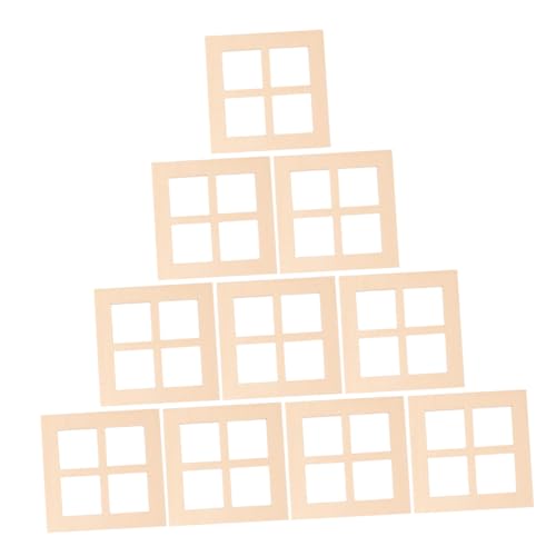 VANZACK 20 Stück Teiliges Holzfensterrahmen für Puppenhäuser Dekorative Fenster für Garten und Möbel Fensterrahmen für Kreative Bastelprojekte und Wohnaccessoires VANZACK 20 Stück Teiliges Holzfensterrahmen für Puppenhäuser Dekorative Fenster für Garten und Möbel Fensterrahmen für Kreative Bastelprojekte und Wohnaccessoires von VANZACK