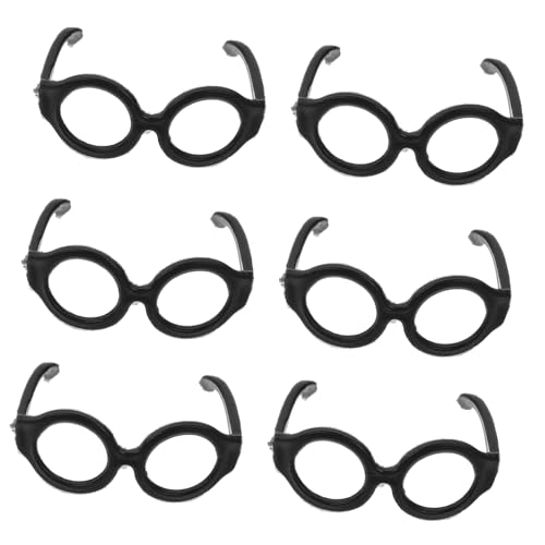 VANZACK 20 Stück Teiliges Mini Puppenbrillen Bunte Kunststoffgläser Eyeglasses Props für Puppenkostüme Dekorative Accessoires für Puppen für Rollenspiele und Basteln von VANZACK