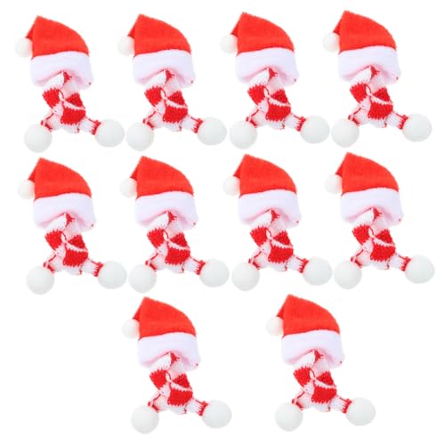 VANZACK 20 Stück Teiliges Mini Weihnachtsmützen und Schalset aus Gestricktem Weiche Xmas Deko für Puppen und Pflanzen Kreative Bastelidee für Weihnachtsfeiern und Gemütliche Familienrunden VANZACK 20 Stück Teiliges Mini Weihnachtsmützen und Schalset aus Gestricktem Weiche Xmas Deko für Puppen und Pflanzen Kreative Bastelidee für Weihnachtsfeiern und Gemütliche Familienrunden von VANZACK