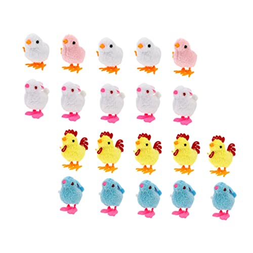 VANZACK 20 Stück Teiliges Ostern Aufziehspielzeug mit Plüsch Hasen und Küken Niedliche Mechanische Wind Up Spielzeuge Kindgerechtes Hand Auge Koordinationstraining Bunte VANZACK 20 Stück Teiliges Ostern Aufziehspielzeug mit Plüsch Hasen und Küken Niedliche Mechanische Wind Up Spielzeuge Kindgerechtes Hand Auge Koordinationstraining Bunte von VANZACK