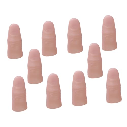 VANZACK 20 Stück Teiliges Realistische Fake Finger Cover Weiche Daumenhülsen mit Nageldesign Sichere und Hautfreundliche Requisiten für Halloween Cosplay Kostüme und Theaterspiele VANZACK 20 Stück Teiliges Realistische Fake Finger Cover Weiche Daumenhülsen mit Nageldesign Sichere und Hautfreundliche Requisiten für Halloween Cosplay Kostüme und Theaterspiele von VANZACK