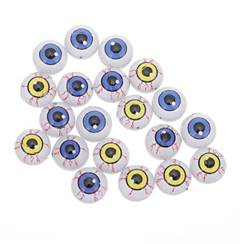 VANZACK 20 Stück Teiliges Realistische Halloween Deko Gruselige Fake Augen Spukige Eyeballs für Party Dekoration Zuhause Büro Bar Detailgetreue Horroratmosphäre für Zufällige Farbe von VANZACK
