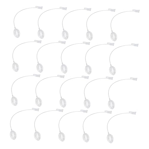 VANZACK 20 Stück Teiliges Transparentes Ohrkappen Robuste Bewegliche Ohrmützen Zubehör Einfach zu Montierende DIY Ersatzteile für Springende Ohrhüte Langlebig und Bruchfest VANZACK 20 Stück Teiliges Transparentes Ohrkappen Robuste Bewegliche Ohrmützen Zubehör Einfach zu Montierende DIY Ersatzteile für Springende Ohrhüte Langlebig und Bruchfest von VANZACK