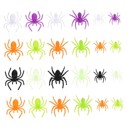 VANZACK 200 Stück Halloween Deko Kunststoff Spinnen Realistisch Kleine Spinnen für Party Requisiten Wiederverwendbar Schaurig Echt Aussehende für Indoor Outdoor VANZACK 200 Stück Halloween Deko Kunststoff Spinnen Realistisch Kleine Spinnen für Party Requisiten Wiederverwendbar Schaurig Echt Aussehende für Indoor Outdoor von VANZACK