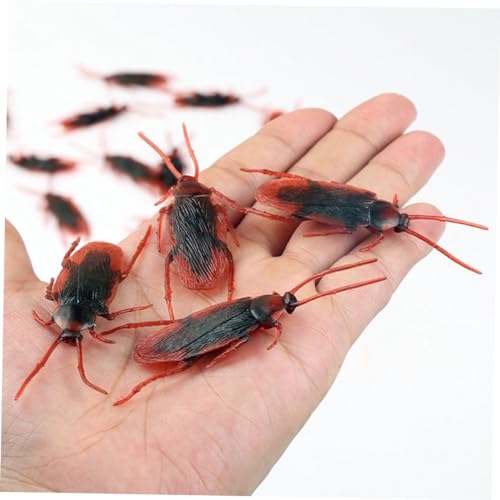 VANZACK 200 Stück Teiliges Realistisches Fake Insekten aus Kunststoff Langlebige und Sichere Simulation für Halloween Deko Aprilscherze und Partyspaß Scherzspielzeuge für Freunde und von VANZACK