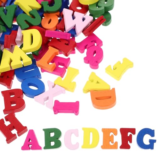 VANZACK 200Stücke Holzbuchstaben Farbige DIY Bastelbuchstaben Holzbuchstaben Für Raumdekoration Hohe Holzscheiben Zum Basteln VANZACK 200Stücke Holzbuchstaben Farbige DIY Bastelbuchstaben Holzbuchstaben Für Raumdekoration Hohe Holzscheiben Zum Basteln von VANZACK