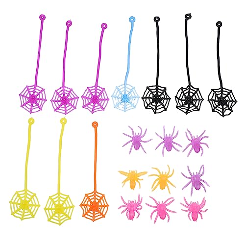 VANZACK 20Stücke Ausziehbare Halloween Spinnen Spielzeuge Klebrige Streiche Spielzeuge Für Halloween Dekoration Und Partyspaß Farben Zufällig Spinnen Spinnennetze VANZACK 20Stücke Ausziehbare Halloween Spinnen Spielzeuge Klebrige Streiche Spielzeuge Für Halloween Dekoration Und Partyspaß Farben Zufällig Spinnen Spinnennetze von VANZACK