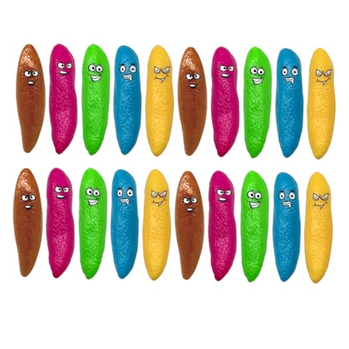VANZACK 20Stücke Finger Shooting Flexible Prank Spielzeuge Für Poo Sling Shot Spielzeuge Kreative Streichgeschenke Für Partys Und Kindergeburtstage von VANZACK