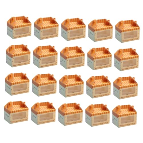 VANZACK 20Stücke Kuchenschachteln Für Puppenhäuser Realistische Gefälschte Als Mini Requisite Und Dekoration Für Rollenspiele Und Kreative Spielwelten von VANZACK