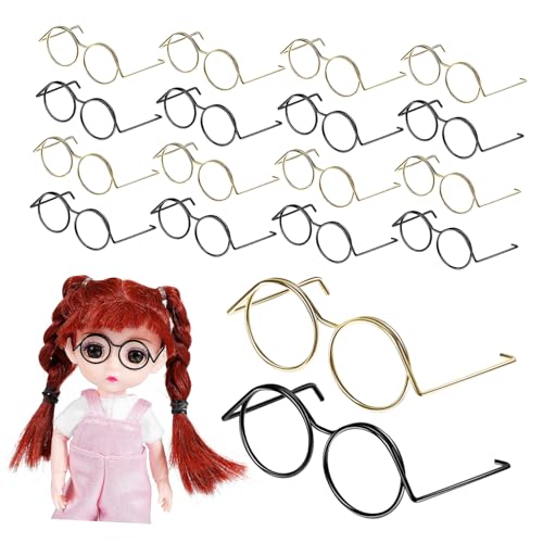 VANZACK Modische Mini-puppenbrille Mit Metalldrahtrand 20-teiliges Set Für Puppen VANZACK Modische Mini-puppenbrille Mit Metalldrahtrand 20-teiliges Set Für Puppen von VANZACK