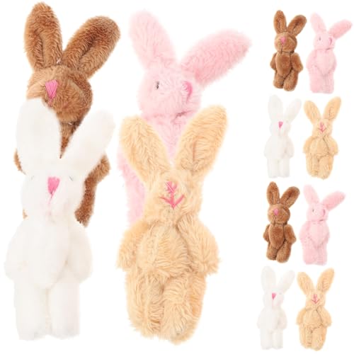 VANZACK 20Stücke Mini Plüsch Hasen Kleine Stofftier Kaninchen Deko Für Flauschige Bunny Puppen Und Hasen Themen Geburtstagsdekorationen von VANZACK