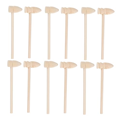 VANZACK 20Stücke Teiliges Holzhammer Interaktives Hammerspielzeug für Holzhammer zum Knacken von Goldenen Eiern Sicheres und Hochwertiges Holzspielzeug für Kreative Spiele von VANZACK