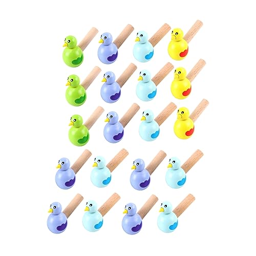 VANZACK 20Stücke Vogelpfeifen Für Holzspielzeuge Als Musikinstrumente Und Spaß Lernen Und Kreativität Zufällige Farben von VANZACK