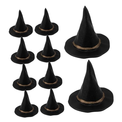 VANZACK 24 Stück Mini Schwarze Hexenhüte für DIY Bastelarbeiten Puppenzubehör Halloween Partydekoration Wiederverwendbar und Detailreich Gestaltet VANZACK 24 Stück Mini Schwarze Hexenhüte für DIY Bastelarbeiten Puppenzubehör Halloween Partydekoration Wiederverwendbar und Detailreich Gestaltet von VANZACK