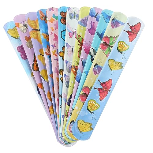 VANZACK 24 Stück Schmetterling Schnapparmbänder für Lustige Klatscharmbänder als Party Mitgebsel und Geschenkideen für Kindergeburtstage Bunte Designs für Jede VANZACK 24 Stück Schmetterling Schnapparmbänder für Lustige Klatscharmbänder als Party Mitgebsel und Geschenkideen für Kindergeburtstage Bunte Designs für Jede von VANZACK