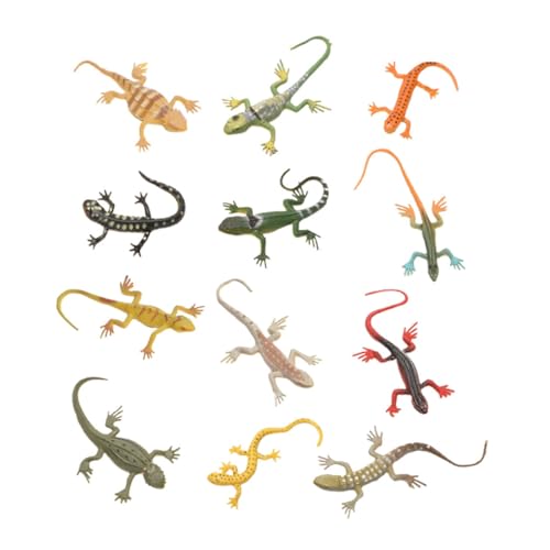 VANZACK 24 Stück Simulation Eidechsen Realistische Reptilien Modelle für Kreative Spiele und Garten Dekoration Frühes Lernspielzeug für Zufällige Designs VANZACK 24 Stück Simulation Eidechsen Realistische Reptilien Modelle für Kreative Spiele und Garten Dekoration Frühes Lernspielzeug für Zufällige Designs von VANZACK