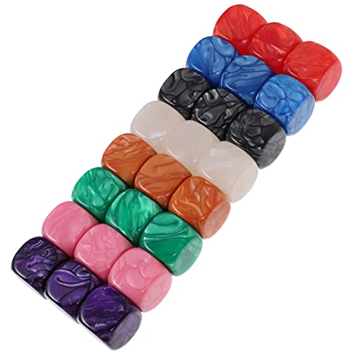 VANZACK 24 Stück Teiliges Acryl Blanko Würfel Bunte Sechsseitige Spielwürfel mit Abgerundeten Ecken Glatte Oberfläche Sicher für DIY Brettspiele Party Familie und Lernspiele VANZACK 24 Stück Teiliges Acryl Blanko Würfel Bunte Sechsseitige Spielwürfel mit Abgerundeten Ecken Glatte Oberfläche Sicher für DIY Brettspiele Party Familie und Lernspiele von VANZACK