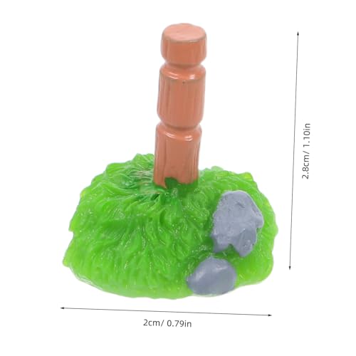 VANZACK 24 Stück Teiliges Mini Farm Playset mit Miniatur-holzpfählen DIY Bauernhof Zaun und Tierbarriere für Puppenhaus Flexible Farm-Szene Dekoration und Kreative Landschaftsgestaltung von VANZACK