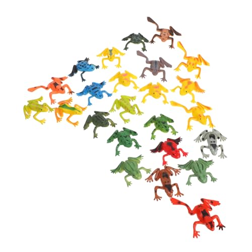 VANZACK 24 Stück Teiliges Miniatur Frosch Figuren Wetterfest aus Kunststoff Realistische Naturgetreue Modelle für Lernen Garten und Partydekoration Detailreiche Tierfiguren für Drinnen und VANZACK 24 Stück Teiliges Miniatur Frosch Figuren Wetterfest aus Kunststoff Realistische Naturgetreue Modelle für Lernen Garten und Partydekoration Detailreiche Tierfiguren für Drinnen und von VANZACK