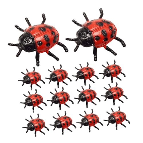 VANZACK 24 Stück Teiliges PVC Marienkäfer Modell Realistische Kleine Marienkäfer Figuren Robuste Wiederverwendbare Kunststoffspielzeuge als Party Deko und Spaß Streichspielzeug VANZACK 24 Stück Teiliges PVC Marienkäfer Modell Realistische Kleine Marienkäfer Figuren Robuste Wiederverwendbare Kunststoffspielzeuge als Party Deko und Spaß Streichspielzeug von VANZACK