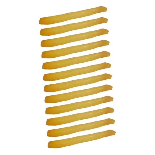 VANZACK 24 Stück Teiliges Pommes Frites Modell Realistische Simulation Künstlicher Pommes Glatte Oberfläche Waschbar Dekoratives Fast Food für Kinderküche und Partydekoration VANZACK 24 Stück Teiliges Pommes Frites Modell Realistische Simulation Künstlicher Pommes Glatte Oberfläche Waschbar Dekoratives Fast Food für Kinderküche und Partydekoration von VANZACK