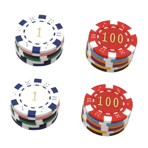 VANZACK 24 Stück Teiliges Spielmünzen für Bunte Lernchips Mahjong Spielsteine Belohnungsmarken Pädagogisch Robust und Wiederverwendbar VANZACK 24 Stück Teiliges Spielmünzen für Bunte Lernchips Mahjong Spielsteine Belohnungsmarken Pädagogisch Robust und Wiederverwendbar von VANZACK