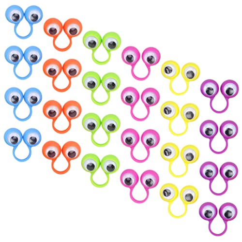 VANZACK 24Stücke Fingerpuppen Augenringe Für Erwachsene Für Partys Und Kreative Spiele Lustige Gadgets Für Fingerspiele Und Mehr von VANZACK