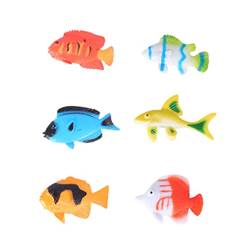 VANZACK 24Stücke Fischmodelle Realistische Fischspielzeuge Für Tropische Fische Und Goldfische Lernspielzeug Für Vorschulkinder Pädagogisches von VANZACK