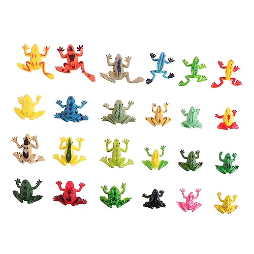 VANZACK 24Stücke Froschspielzeug Realistische Froschfiguren für Dekoration für Pädagogisches für Frösche mit Verschiedenen Designs VANZACK 24Stücke Froschspielzeug Realistische Froschfiguren für Dekoration für Pädagogisches für Frösche mit Verschiedenen Designs von VANZACK