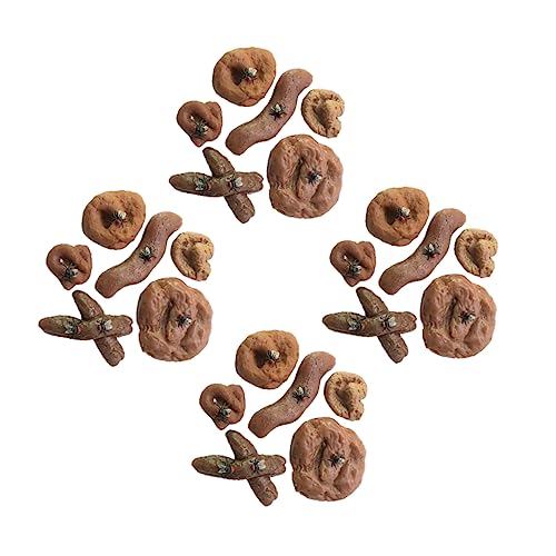 VANZACK 24Stücke Gefälschte Poop Spielzeugset Realistische Scherzartikel Für Lustige Streiche Und Partys Für Geburtstagsfeiern Und Aprilscherze Aus Langlebigem von VANZACK
