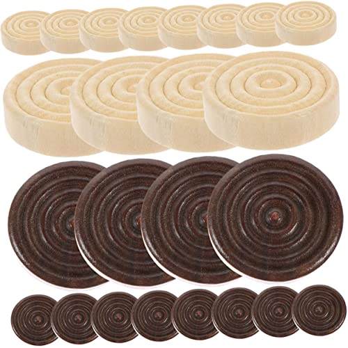VANZACK 24Stücke Holz Checkers Stücke Für Backgammon Runde Brettspiel Zubehör Hellbraune Und Dunkelbraune Teile VANZACK 24Stücke Holz Checkers Stücke Für Backgammon Runde Brettspiel Zubehör Hellbraune Und Dunkelbraune Teile von VANZACK