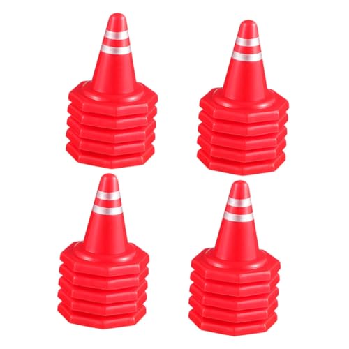 VANZACK 24Stücke Mini Verkehrskegel Spielzeugset Rote Zäune Für Lernspielzeug Zur Verkehrserziehung Kreative Spielwelten Und Verkehrsszenen Ab Jahren VANZACK 24Stücke Mini Verkehrskegel Spielzeugset Rote Zäune Für Lernspielzeug Zur Verkehrserziehung Kreative Spielwelten Und Verkehrsszenen Ab Jahren von VANZACK