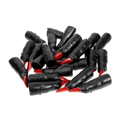 VANZACK 24Stücke Schwarze Hexenfinger Gruselige DIY Fake Finger für Halloween Dekoration und Cosplay Streichaktionen VANZACK 24Stücke Schwarze Hexenfinger Gruselige DIY Fake Finger für Halloween Dekoration und Cosplay Streichaktionen von VANZACK