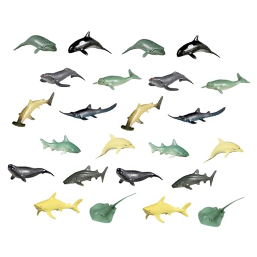 VANZACK 24 Stücke Realistische Meerestiere Figuren Künstliche Fisch Simulation Modellset für Aquarien Pädagogische Dekorationen für Kinder VANZACK 24 Stücke Realistische Meerestiere Figuren Künstliche Fisch Simulation Modellset für Aquarien Pädagogische Dekorationen für Kinder von VANZACK
